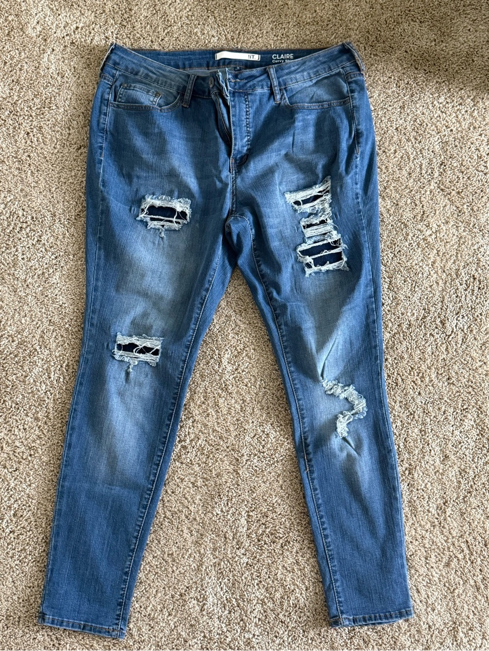 Claire's  Blue Skinny Jeans